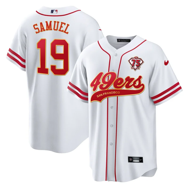 Brock Purdy 13 San Francisco 49ers Jersey Baseball - White - Image 5
