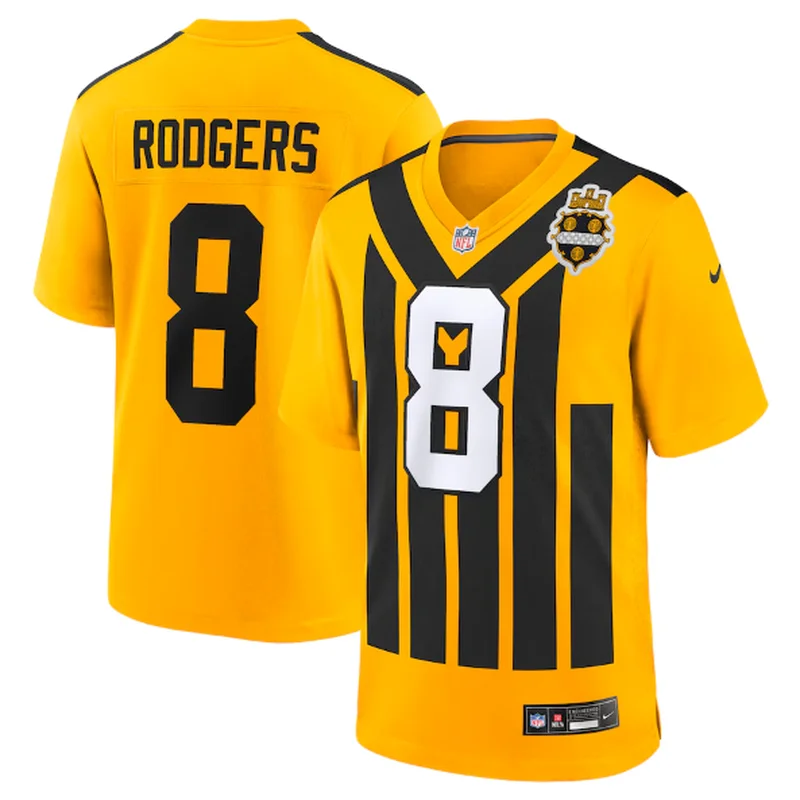 Pittsburgh Steelers Jersey Aaron Rodgers Black - Image 3