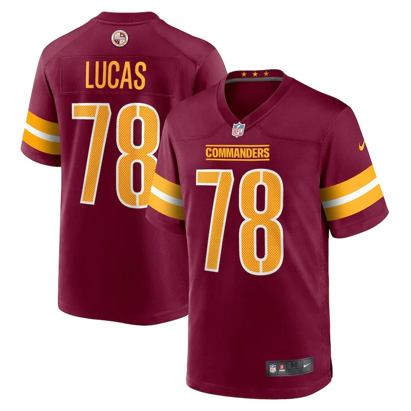 Zion Bowens 84 Washington Commanders Game Jersey - Burgundy - Image 5