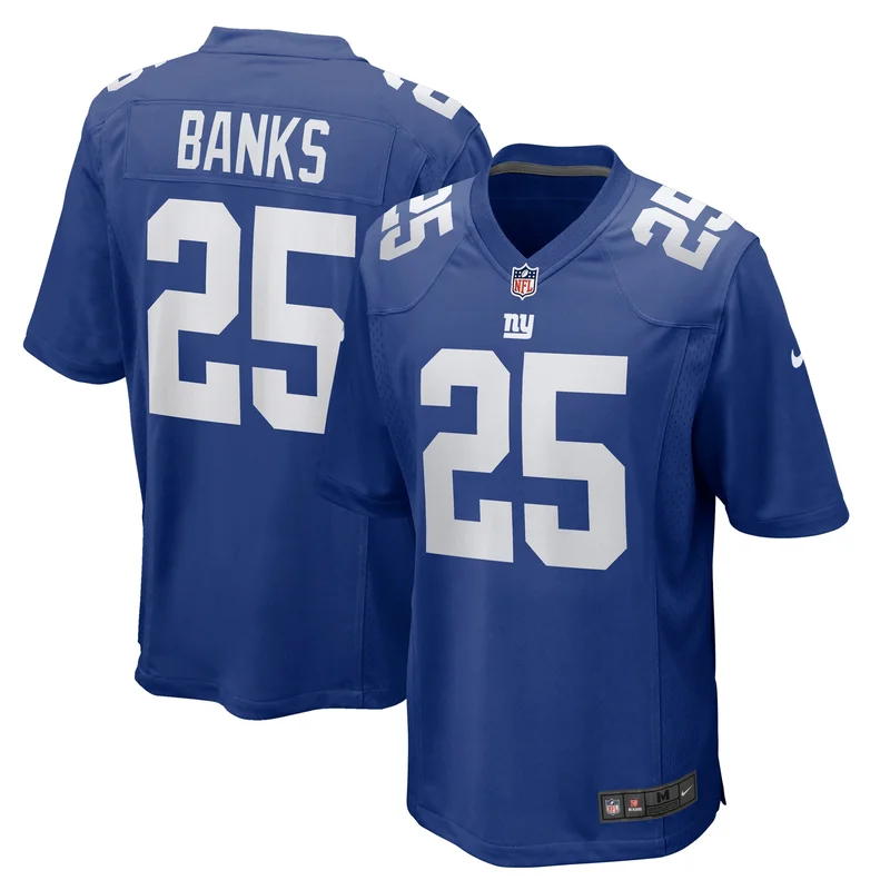 Dennis Houston New York Giants Game Jersey - Royal - Image 5