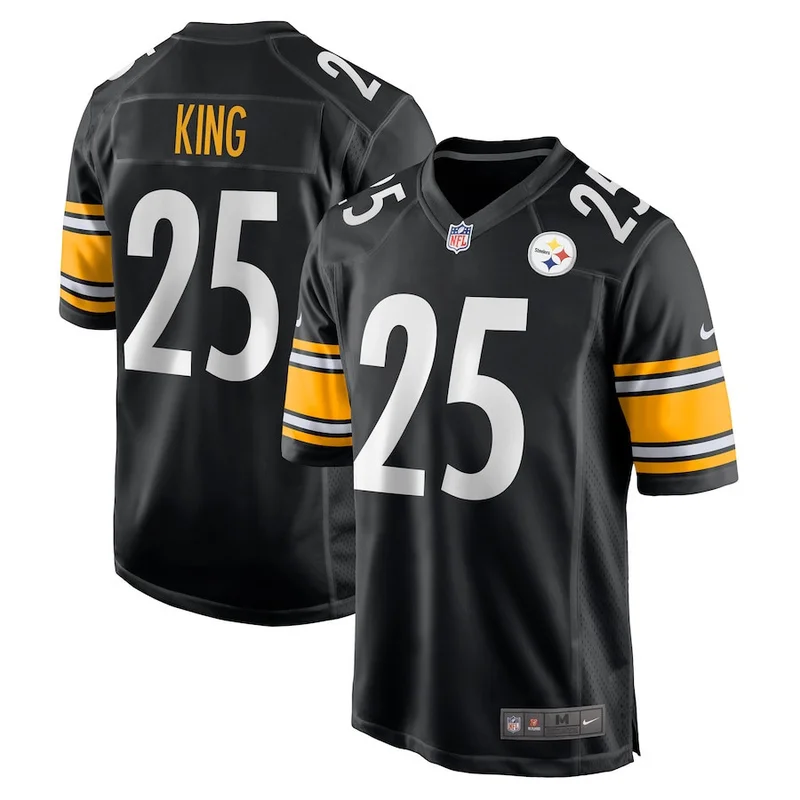 Damontae Kazee 23 Pittsburgh Steelers Game Jersey - Black - Image 2