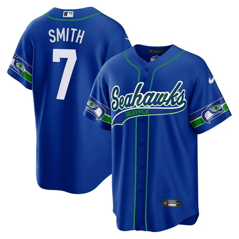DK Metcalf 14 Seattle Seahawks Jersey Throwback - White - Image 4