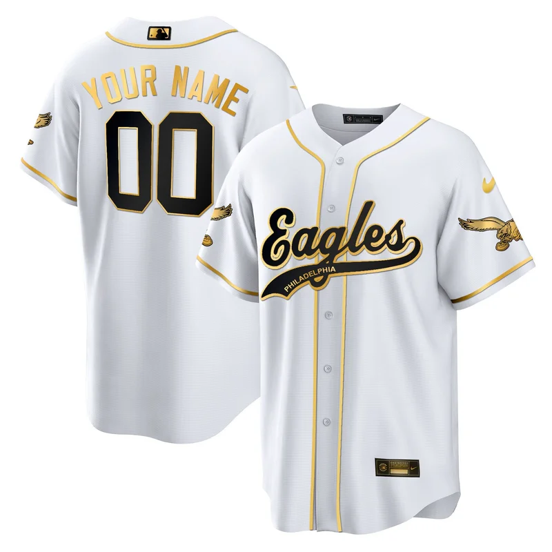 Philadelphia Eagles Jersey Baseball Custom - Kelly Green - Image 3