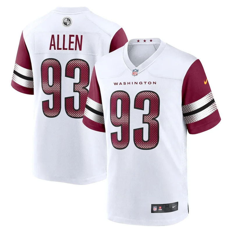 Jonathan Allen 93 Washington Commanders Game Jersey - White