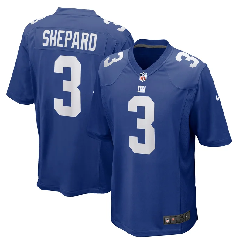 Sandro Platzgummer 34 New York Giants Game Jersey - Royal - Image 4