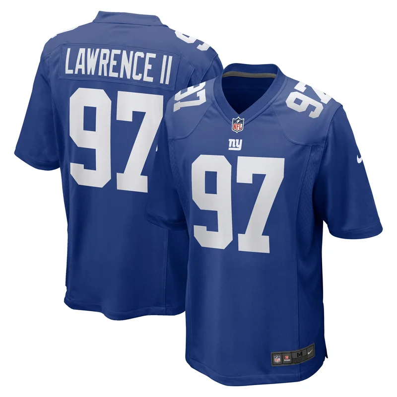 Devery Hamilton New York Giants Game Jersey Player - Royal - Image 4