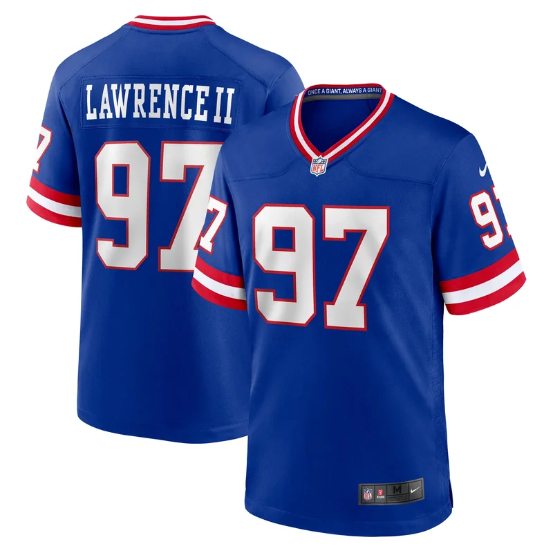 Devery Hamilton New York Giants Game Jersey Player - Royal - Image 3
