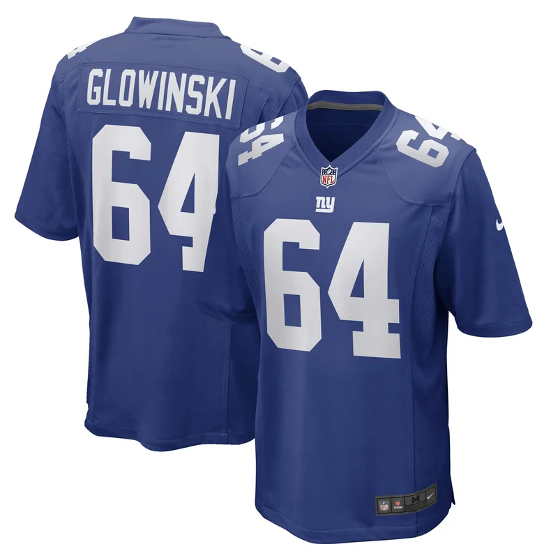 Mark Glowinski New York Giants Game Jersey Player - Royal