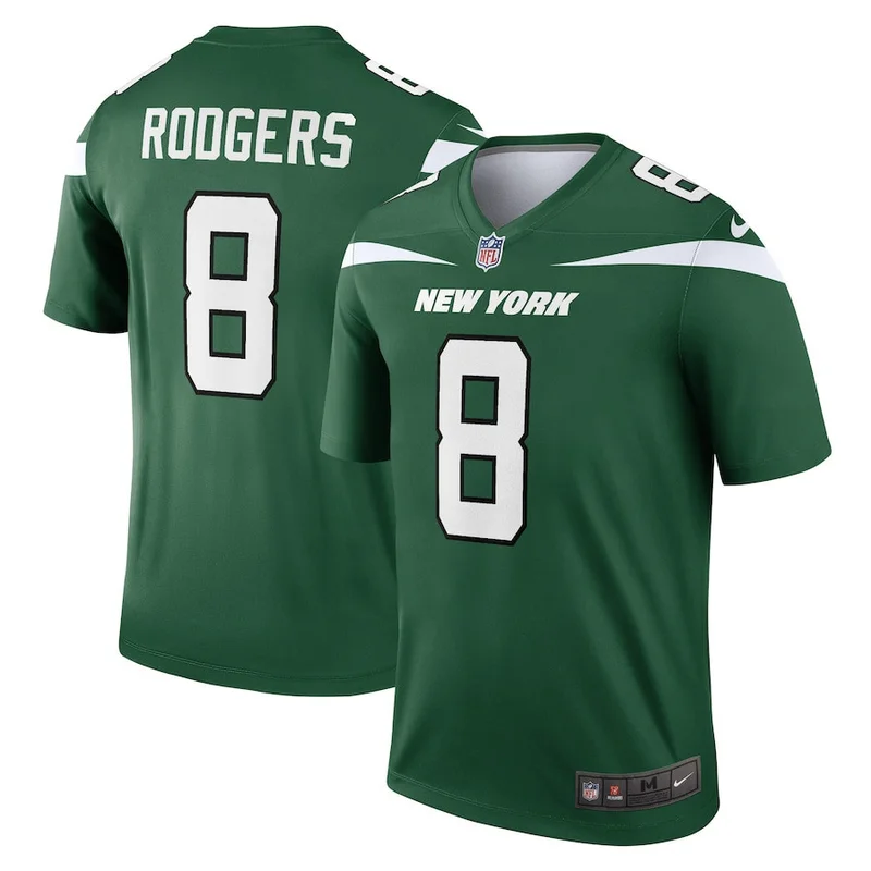 Zach Wilson New York Jets Jersey Player - White - Image 5