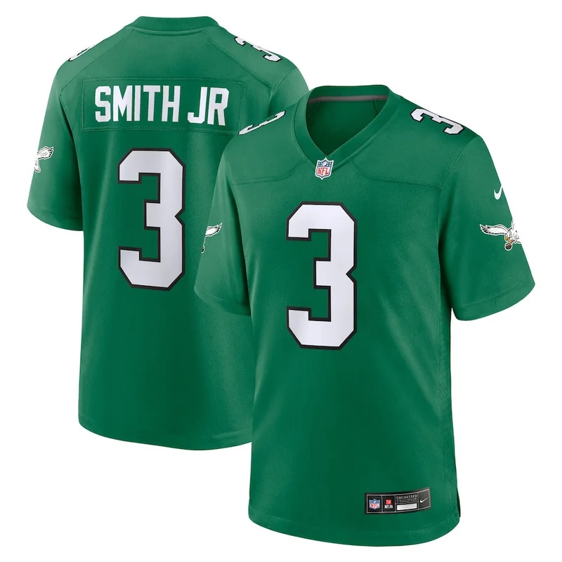 Nakobe Dean Philadelphia Eagles Jersey Team Game - Midnight Green - Image 2