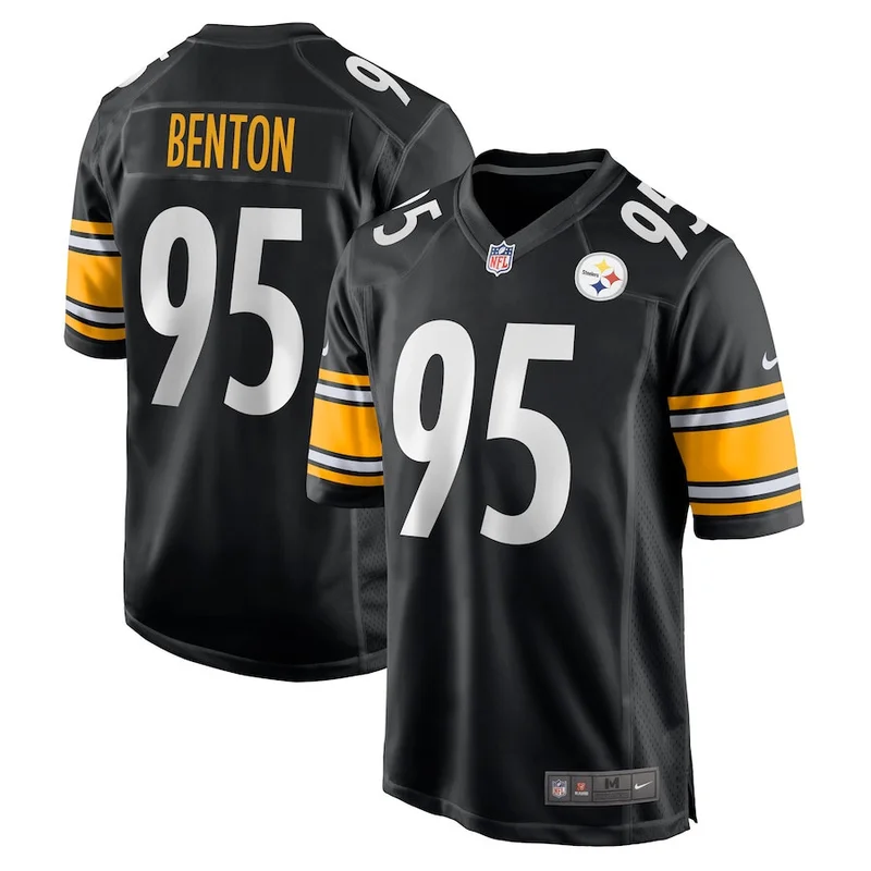 Keeanu Benton 95 Pittsburgh Steelers Jersey Team Game - Black