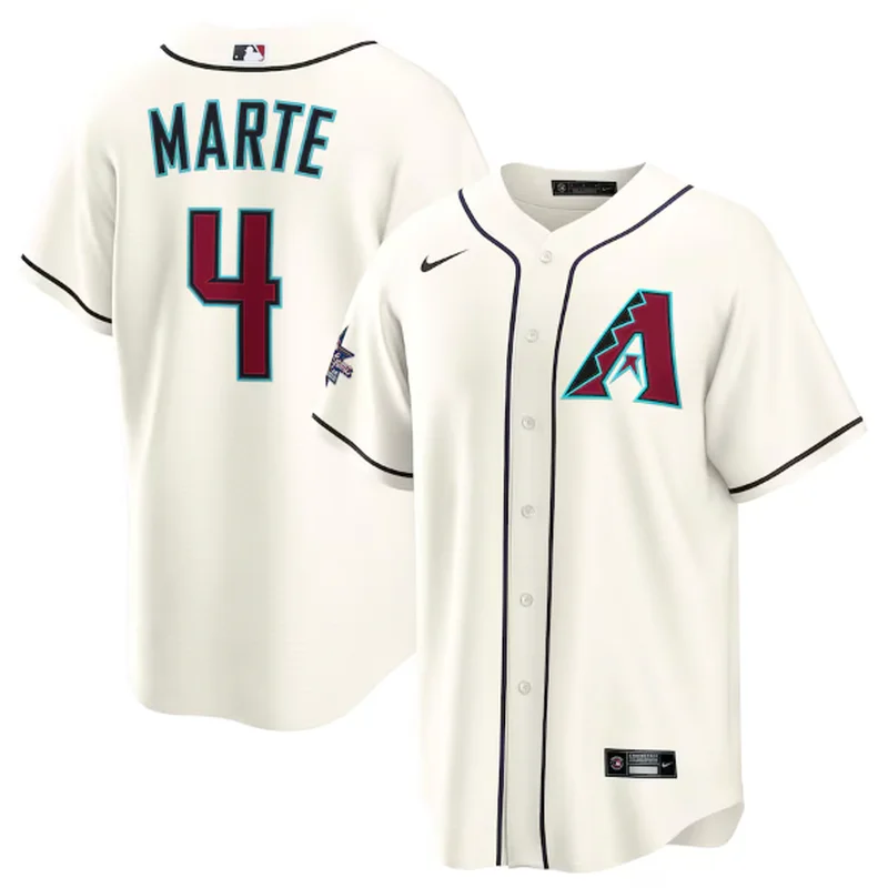 Arizona Diamondbacks Jersey Ketel Marte Cream 2025 MLB All-Star Game Home Player