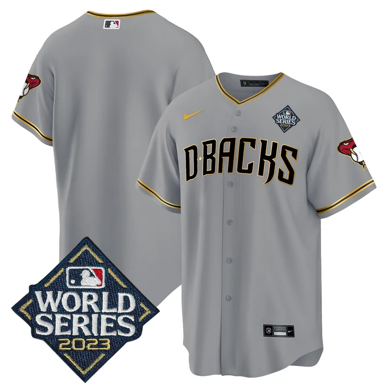Arizona Diamondbacks Jersey 2023 World Series - Gray Gold