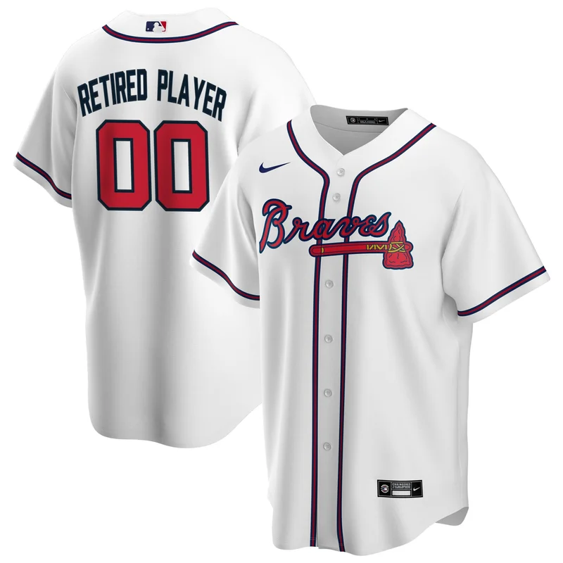 Atlanta Braves Jersey Home Elite - White - Image 5