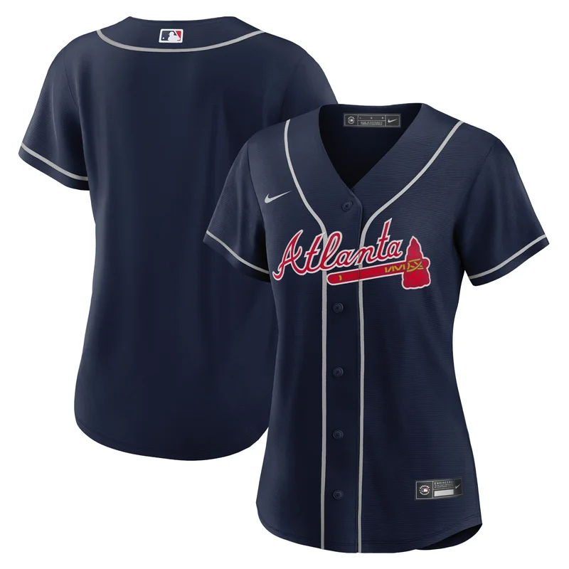Atlanta Braves Jersey Home Team - White - Image 4