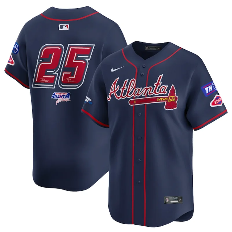 Atlanta Braves Jersey Home Team - White - Image 5