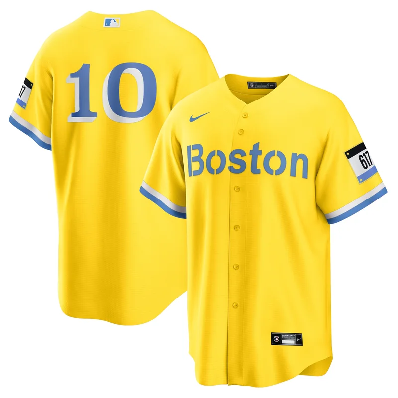 Trevor Story Boston Red Sox Jersey City Connect Limited Player - Gold - Image 2