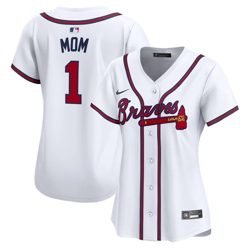 Atlanta Braves Jersey Home Team - White - Image 3