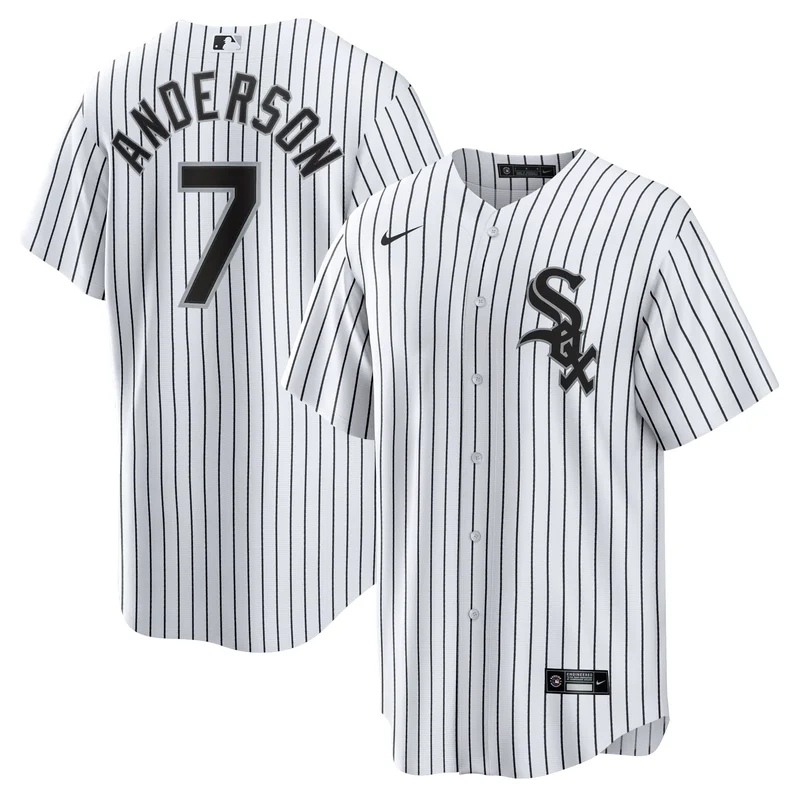 Tim Anderson Chicago White Sox Jersey Home Player - White