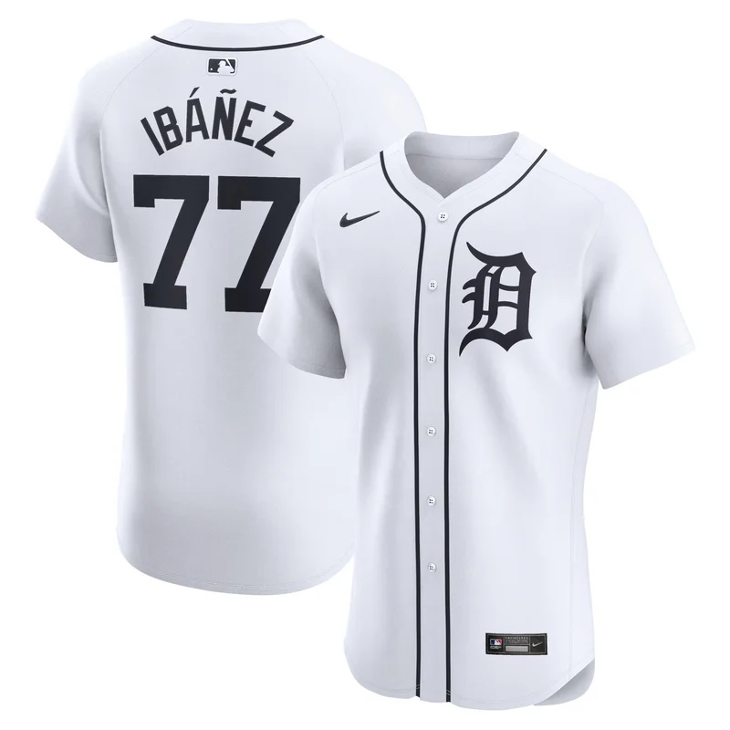 Andy Ibanez Detroit Tigers Jersey Home Elite Player - White
