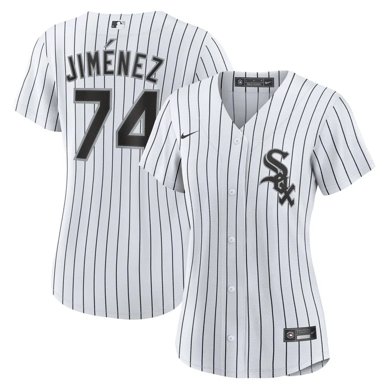 Eloy Jimenez Chicago White Sox Jersey Home Elite Player - White - Image 4