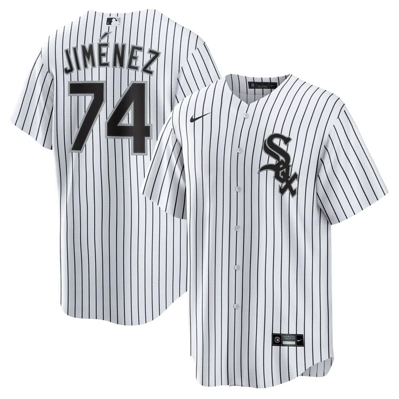 Eloy Jimenez Chicago White Sox Jersey Home Elite Player - White - Image 3