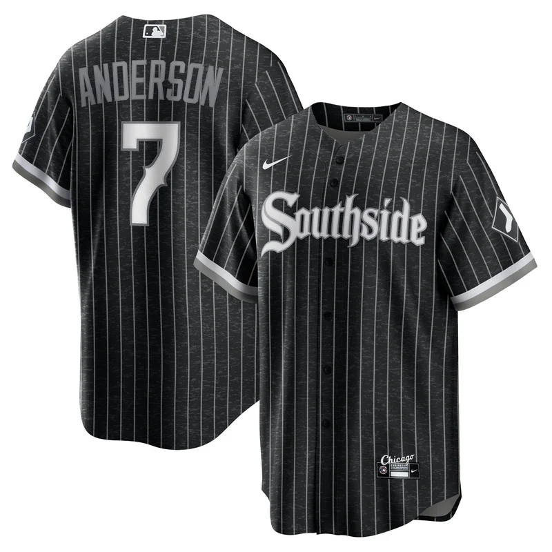 Tim Anderson Chicago White Sox Jersey City Connect Player - Black