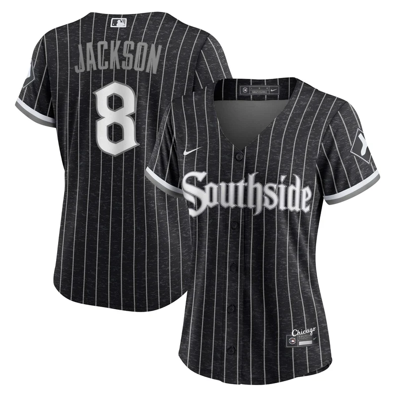 Bo Jackson Chicago White Sox Jersey City Connect Player - Black