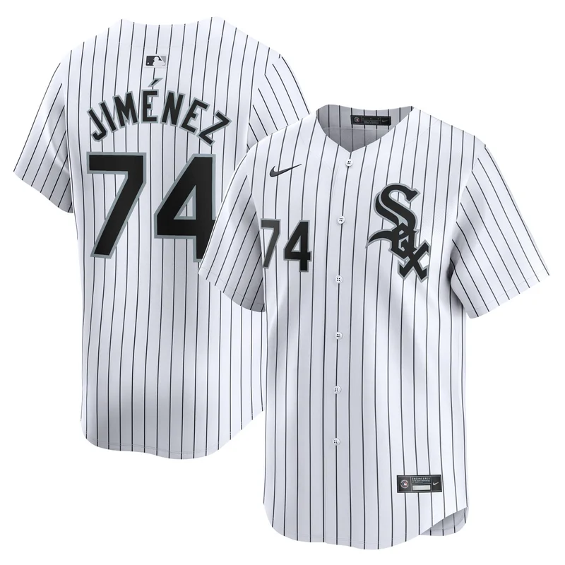 Eloy Jimenez Chicago White Sox Jersey Home Elite Player - White - Image 2