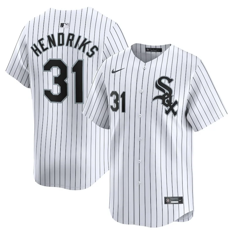 Liam Hendriks 31 Chicago White Sox Jersey Home Limited Player - White