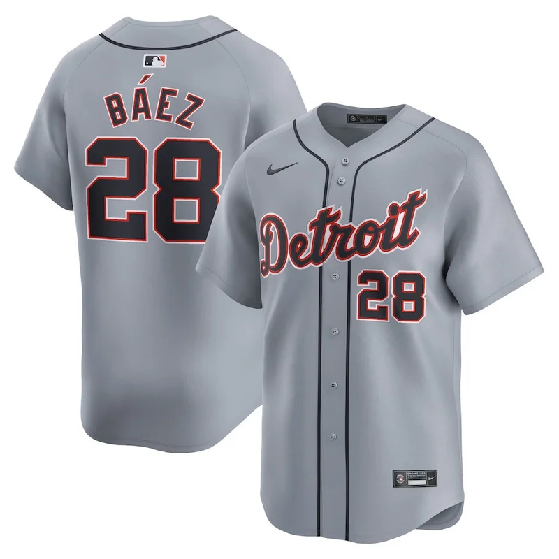 Andy Ibanez Detroit Tigers Jersey Home Elite Player - White - Image 4