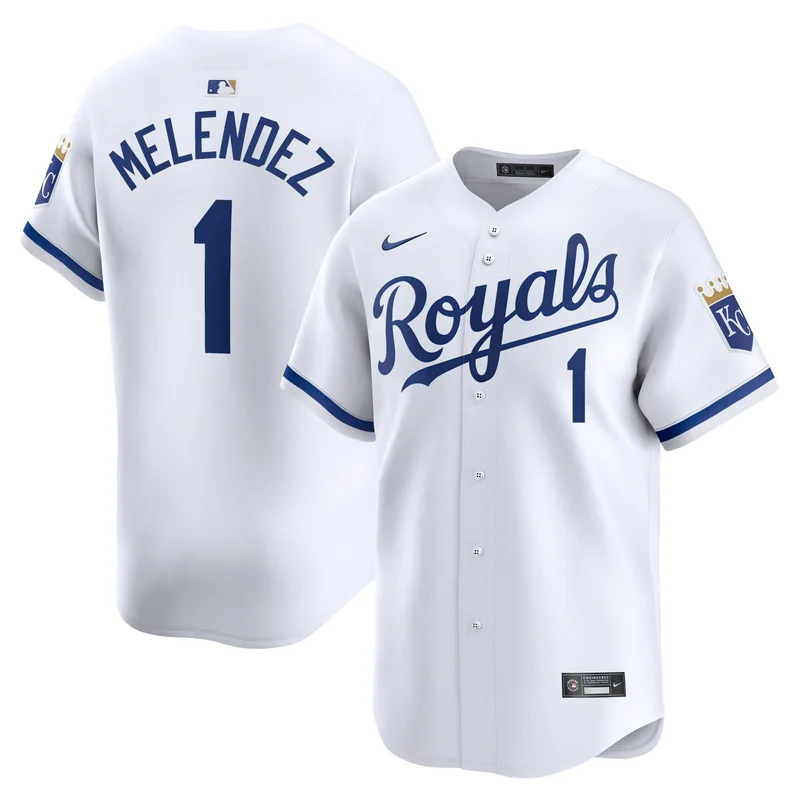 MJ Melendez Kansas City Royals Jersey Home Limited Player - White