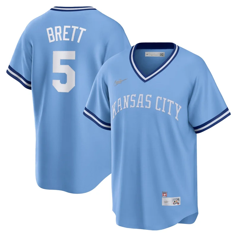 Bobby Witt Jr 7 Kansas City Royals Jersey Alternate Limited - Royal - Image 4