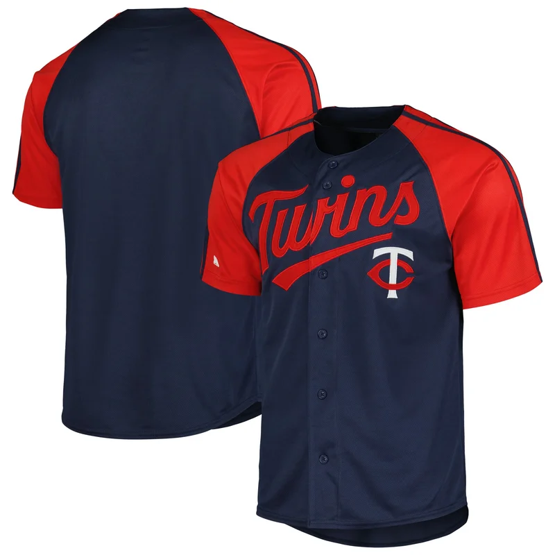 Minnesota Twins Jersey Stitches Team Raglan - Navy