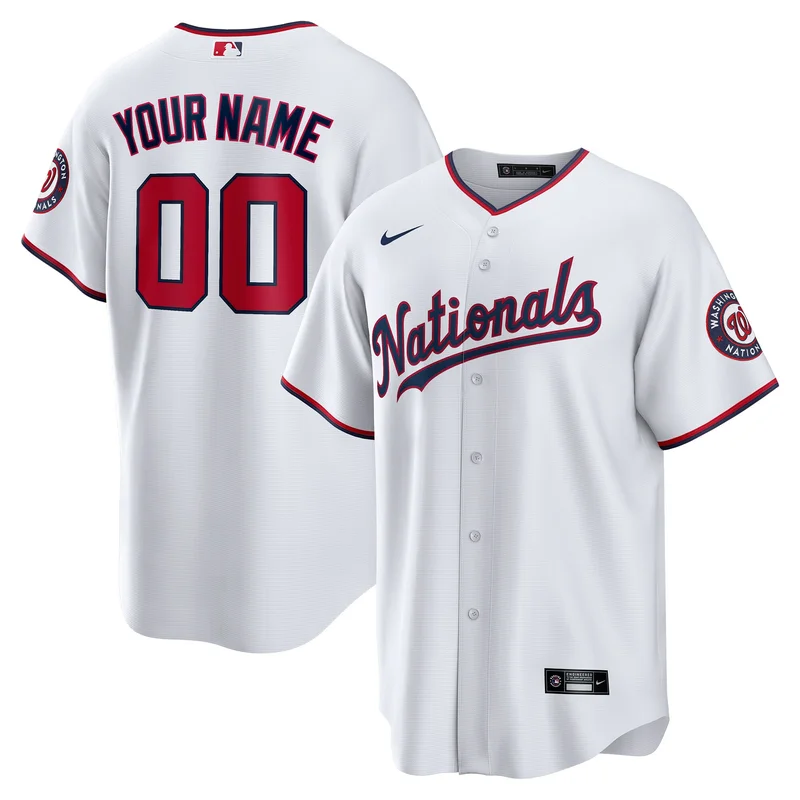 Washington Nationals Jersey Custom - White