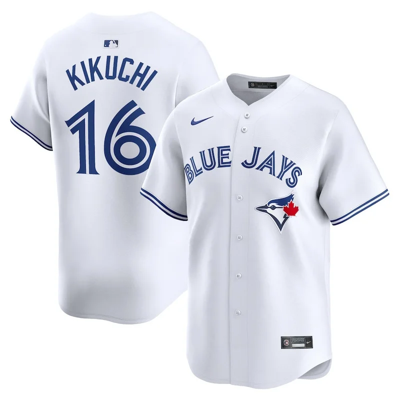 Yusei Kikuchi 16 Toronto Blue Jays Jersey Home Limited Player - White