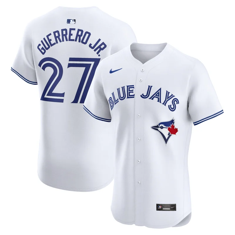 Toronto Blue Jays Jersey Home Cooperstown Collection Team - White - Image 5