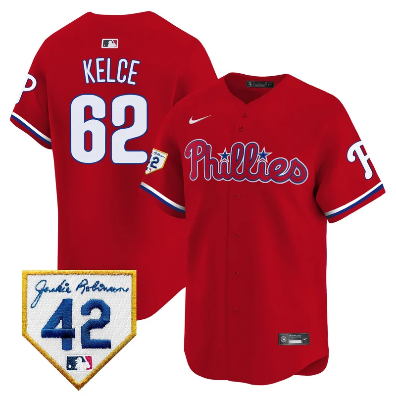 Bryce Harper 3 Philadelphia Phillies Jersey 2024 Jackie Robinson Patch - White - Image 5