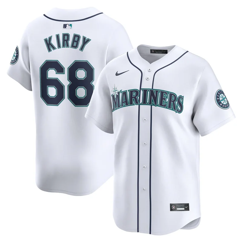 Cal Raleigh 29 Seattle Mariners Jersey Home - White - Image 4