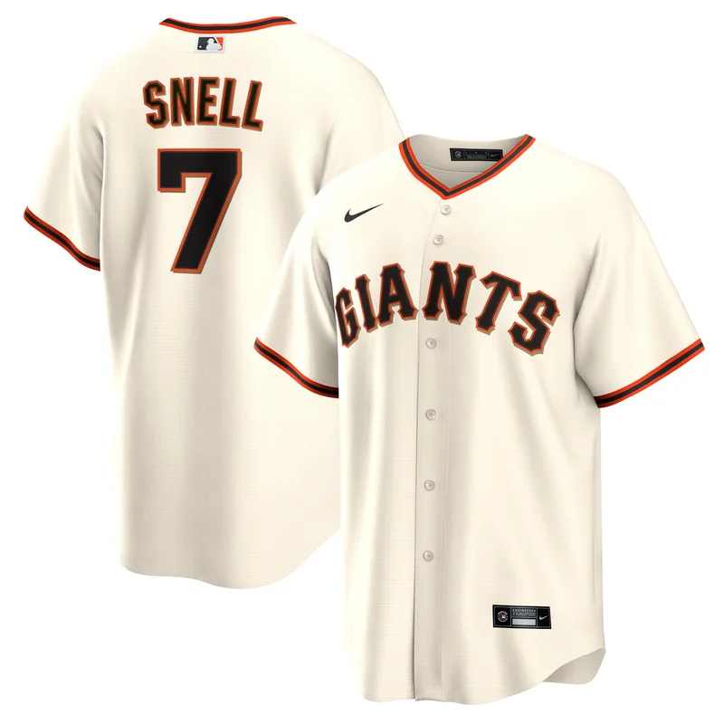 Blake Snell San Francisco Giants Jersey Home - Cream
