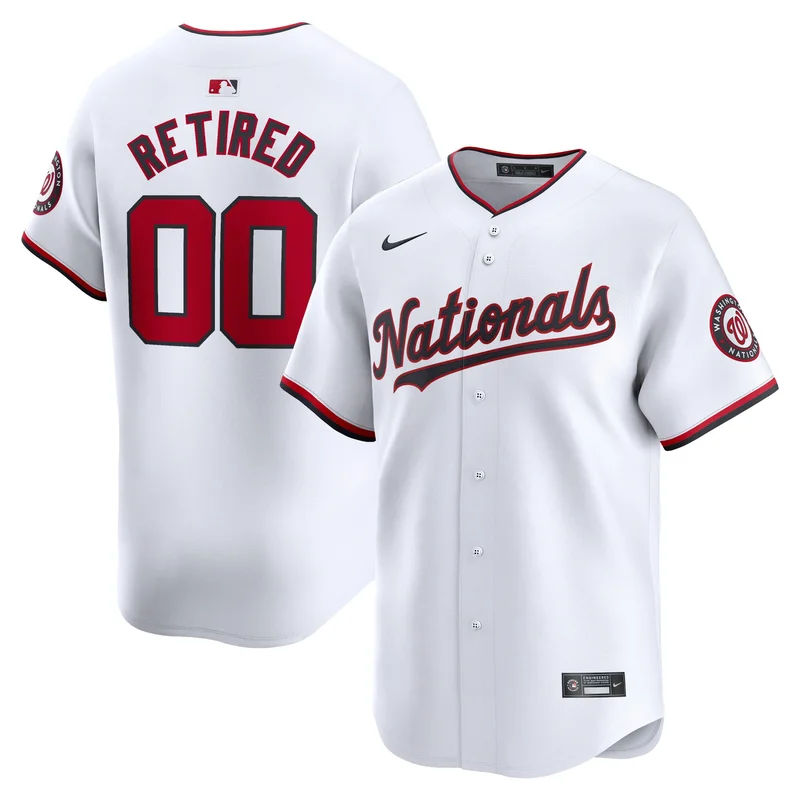 Washington Nationals Jersey Home Limited Pick-A-Player Retired Roster - White