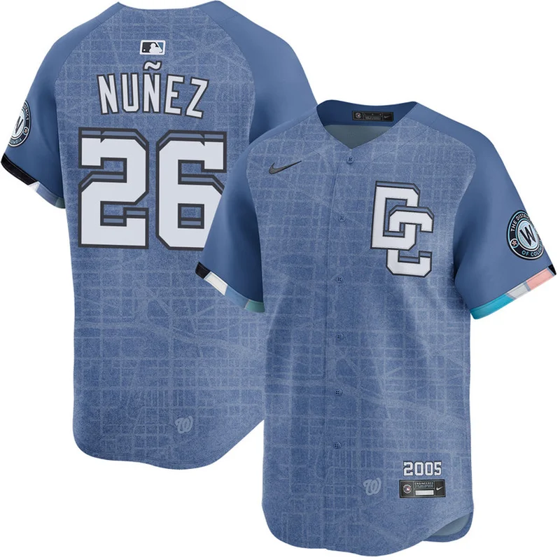 Nasim Nunez Washington Nationals Jersey City Connect 2.0 Limited