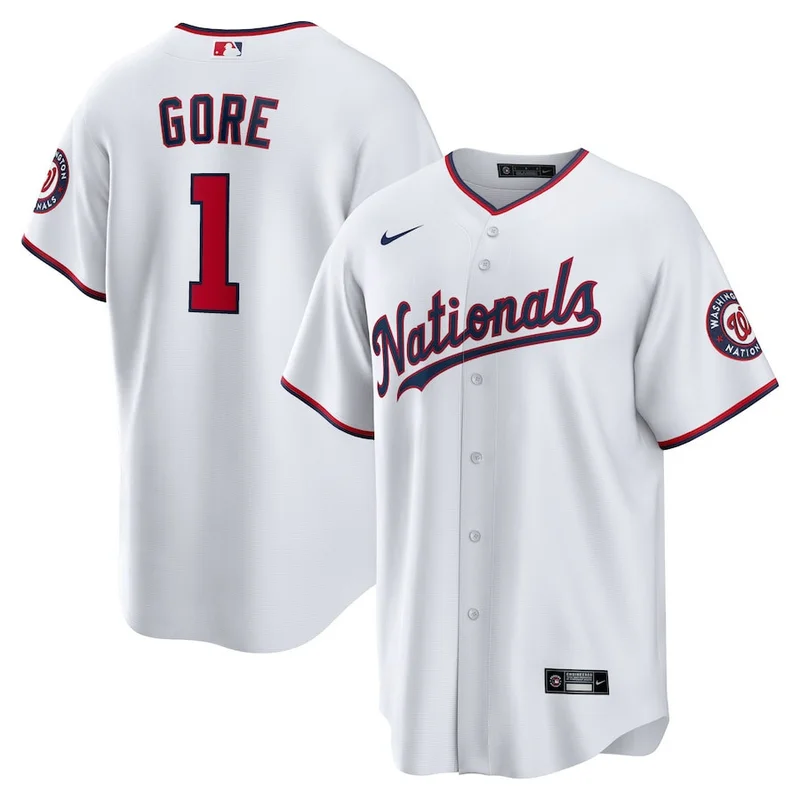 MacKenzie Gore 1 Washington Nationals Jersey Home - White