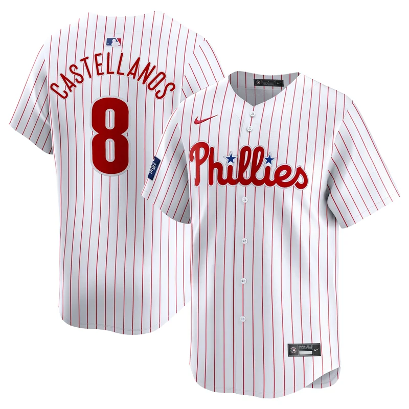 Nick Castellanos Philadelphia Phillies Jersey 2024 MLB World Tour London Series Home Limited Player