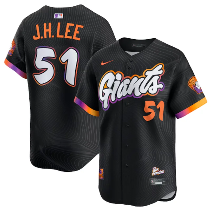 San Francisco Giants Jersey Jung Hoo Lee Nike Black 2025 City Connect Limited