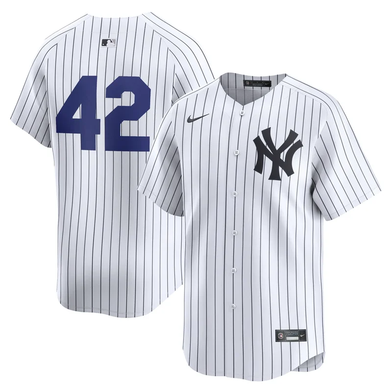 New York Yankees Jersey 2024 Jackie Robinson Day Home Limited White