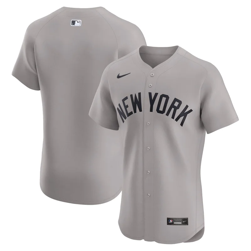 New York Yankees Jersey Road Cooperstown Collection Team - Gray - Image 2