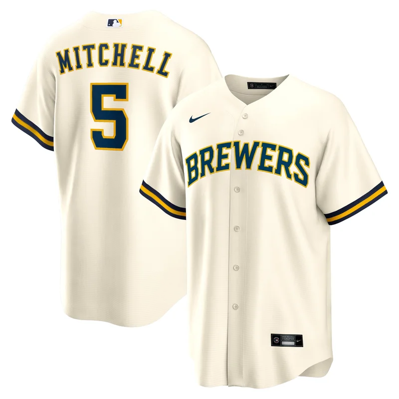 Christian Yelich 22 Milwaukee Brewers Jersey City Connect Limited - Powder Blue - Image 5