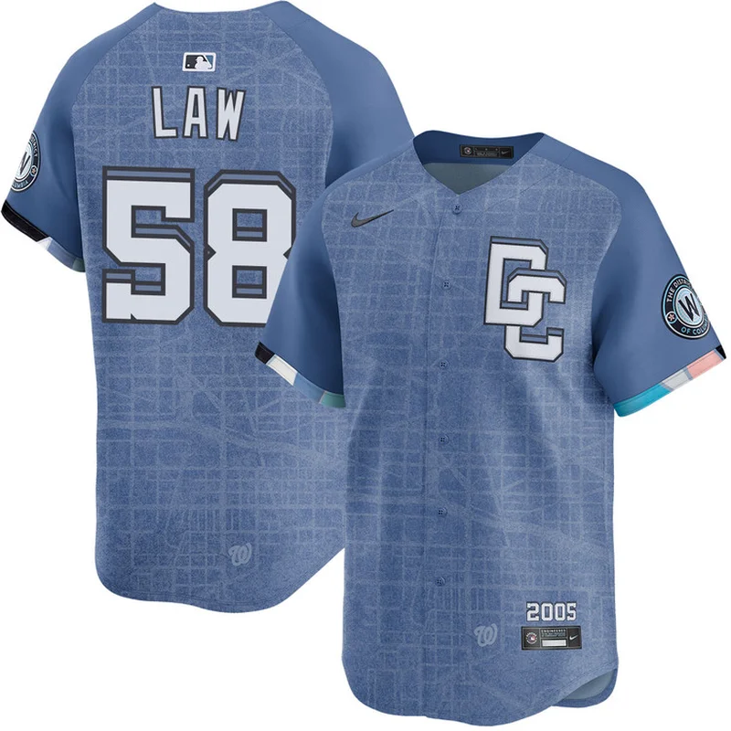 Derek Law Washington Nationals Jersey City Connect - Image 2