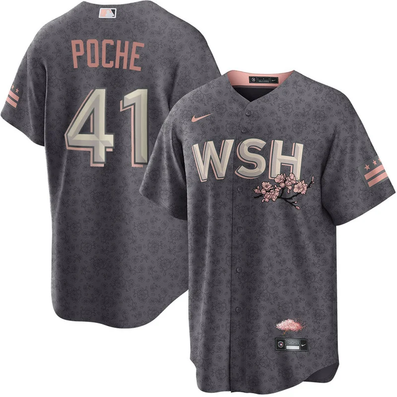 Colin Poche Washington Nationals Jersey City Connect